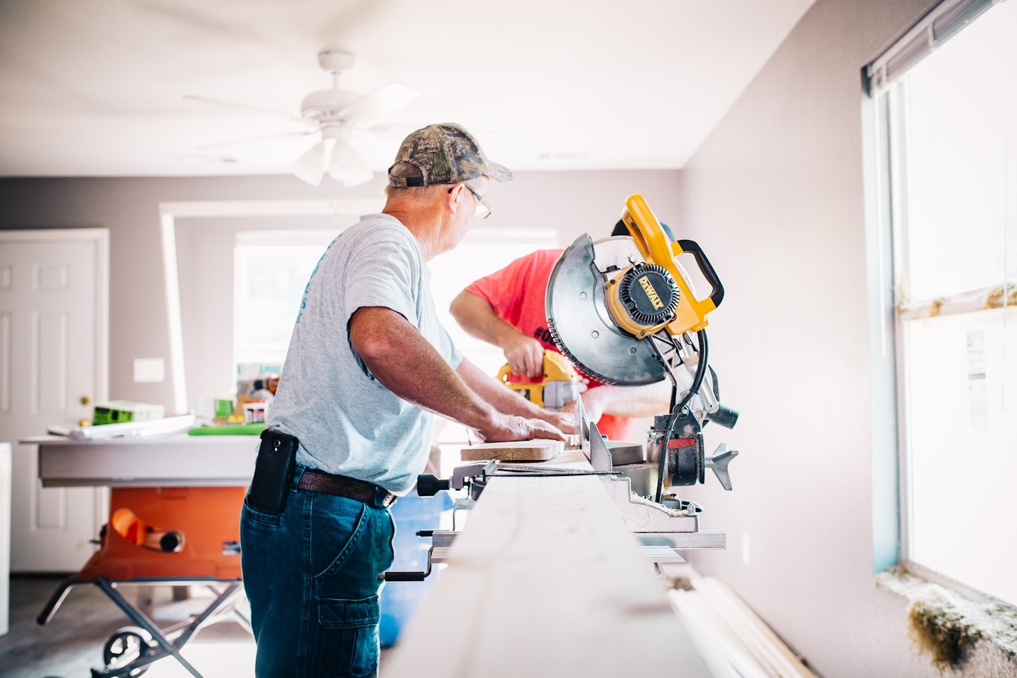 Remodelers at work