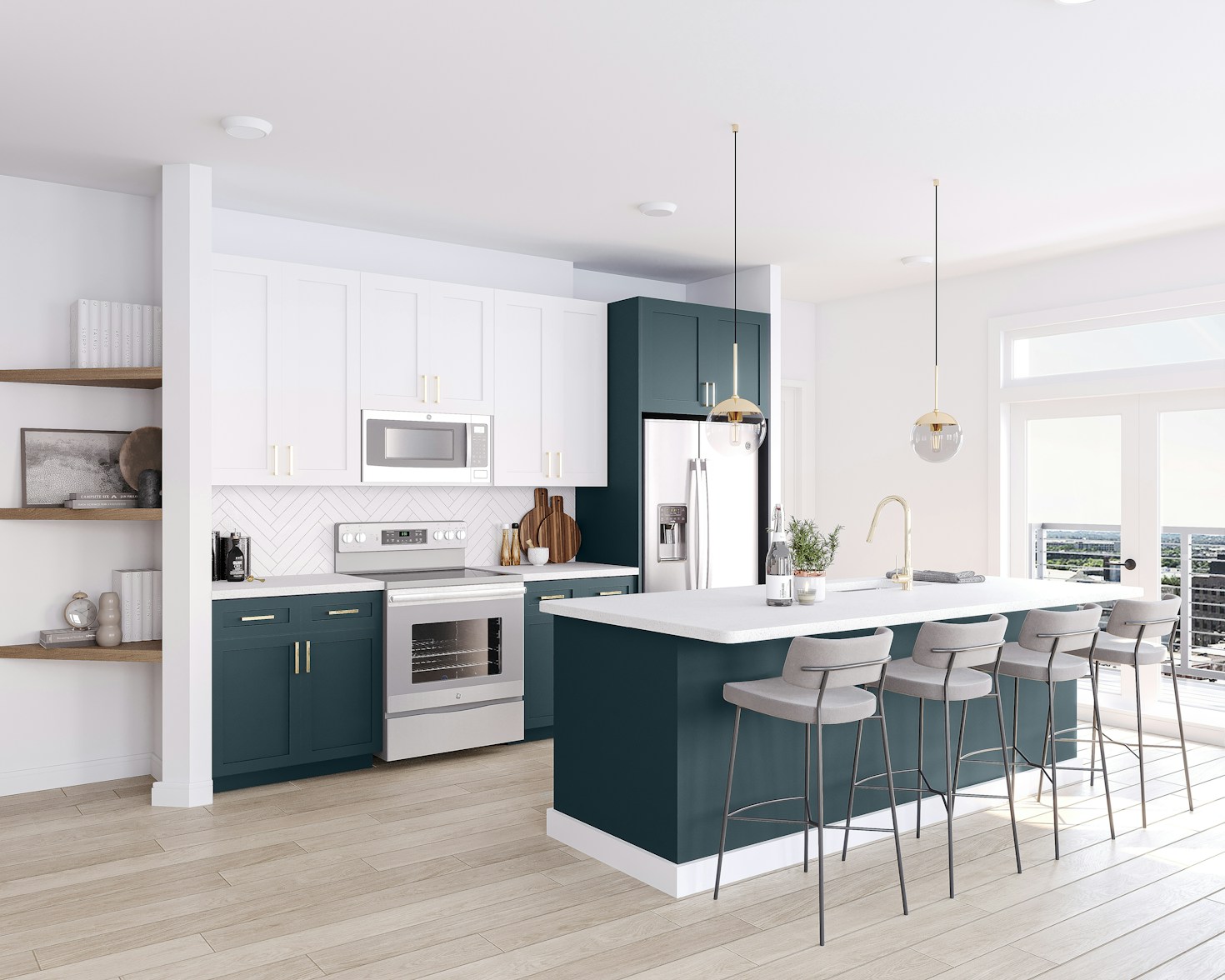 Beautiful finished kitchen remodel